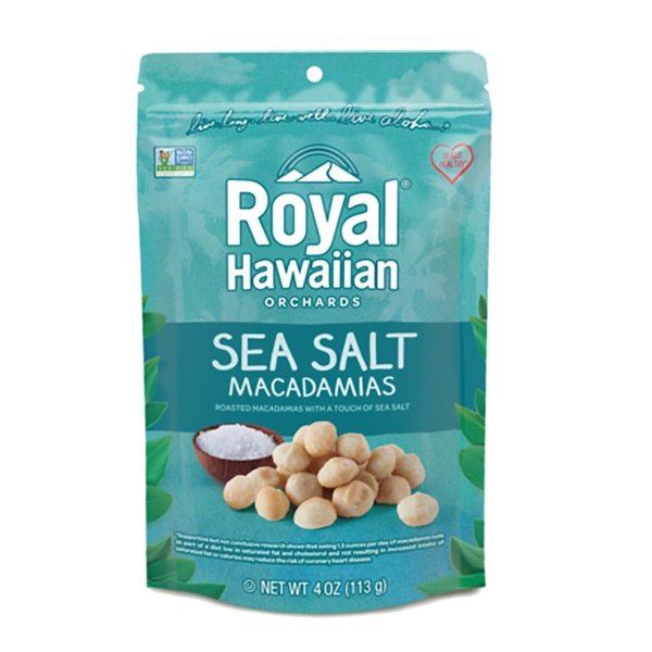 Royal Hawaiian Orchards Macadamia Nuts - Sea Salt, 4oz