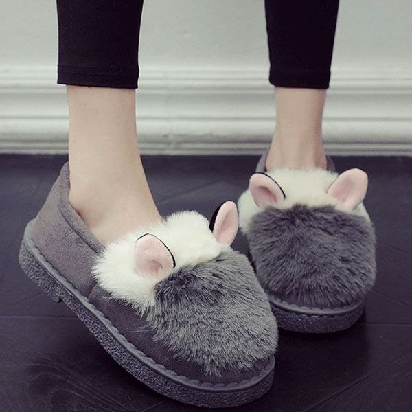 Bunny Ears Slippers from Apollo Box