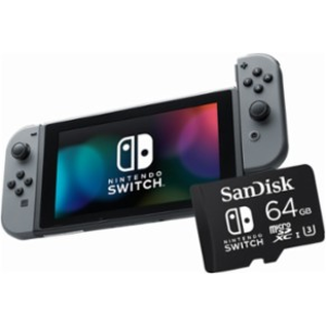 Nintendo Switch 游戏主机 + Sandisk 64GB 专用存储卡