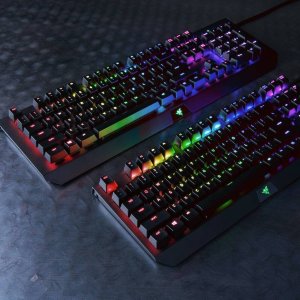 Razer BlackWidow X Chroma - RGB Mechanical Gaming Keyboard with Military Grade Metal Construction