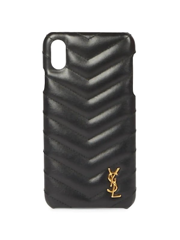 Matelasse Leather iPhone XS Case