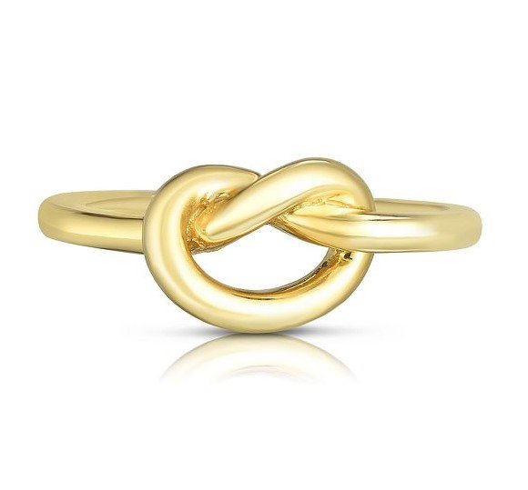 Love Knot Ring in 14K Yellow Gold