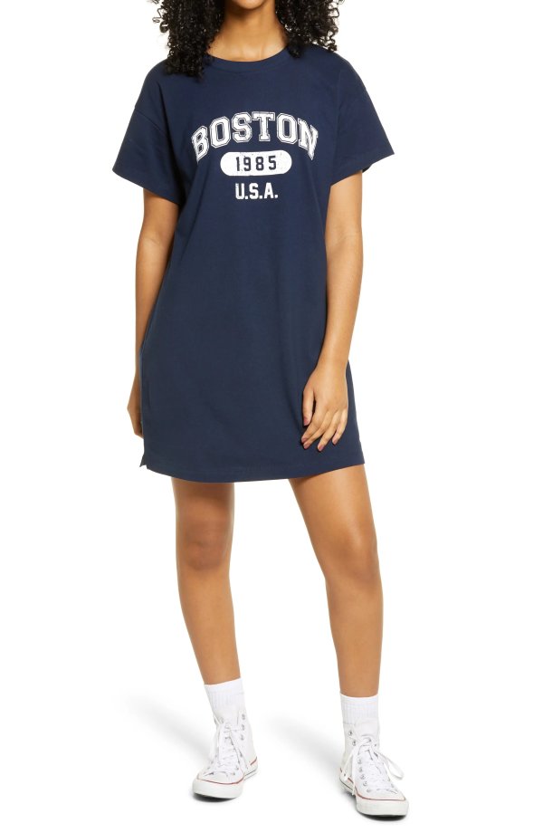 Crewneck T-Shirt Dress