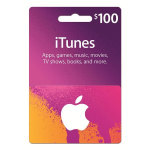 iTunes $100 礼卡 4小时闪购