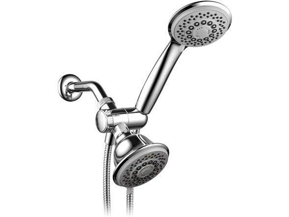 AquaStorm by HotelSpa 30-Setting SpiralFlo 3-Way HIGH PRESSURE Luxury Shower Head/Handheld Showerhead Combo (Chrome Finish)