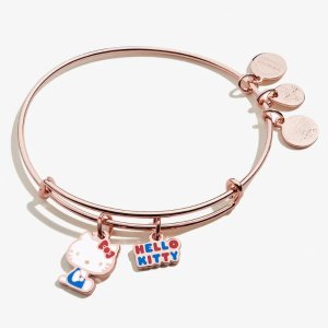 Alex and Ani Rose Gold Hello Kitty Charm Bracelet