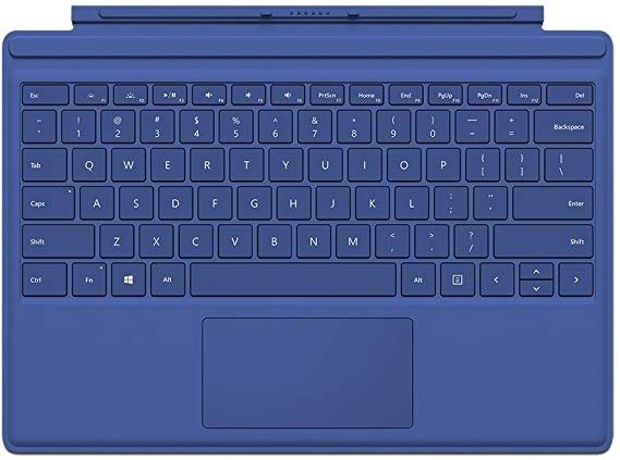 Surface Pro 键盘配件Type Cover 蓝色
