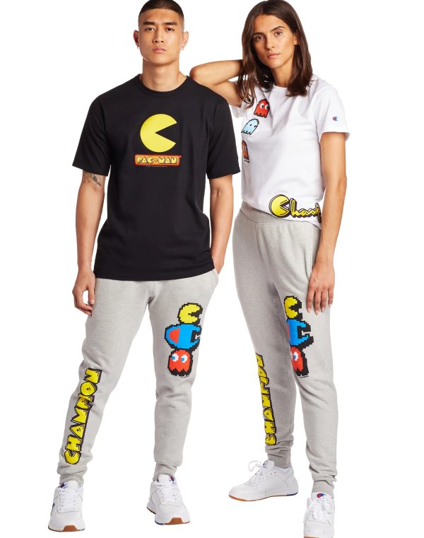Exclusive Champion Life x PAC-MAN&trade; Reverse Weave Joggers, PAC-MAN Characters