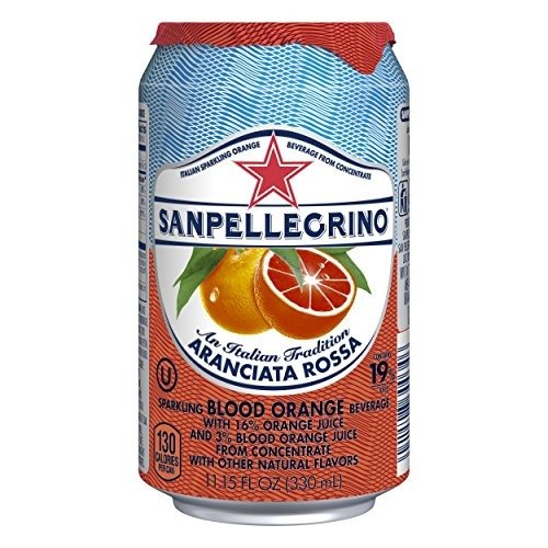 Sanpellegrino Blood Orange Sparkling Fruit Beverage, 11.15 Fl. Oz Cans (24 Count)