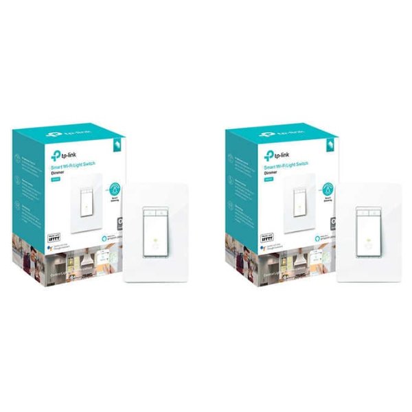 Smart Dimmer Switch, 2-pack