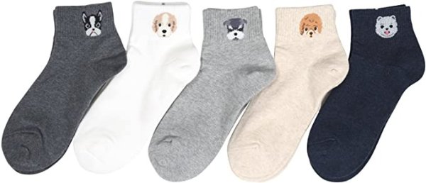 动物袜子 5双装