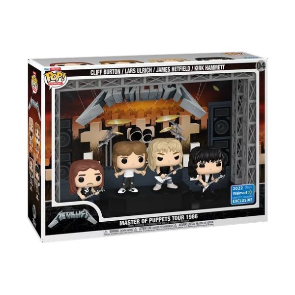 Moment Deluxe: Metallica Master of Puppets Tour (1986) Vinyl Figures (2022 Limited Edition Walmart Exclusive)