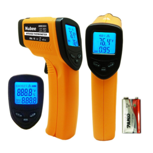 Nubee Temperature Gun Non-contact Infrared Thermometer, Yellow/Black