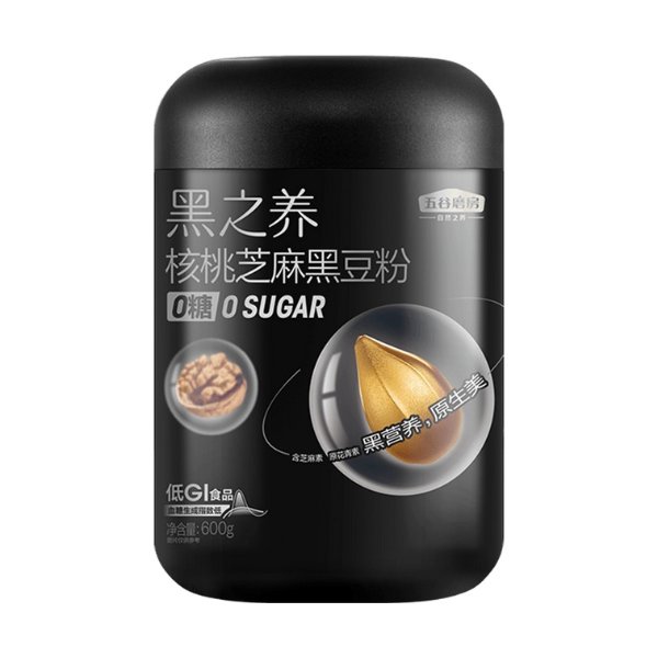 WUGU MOFANG Nut Sesame Black Bean Powder (Sugar-Free) 21.16 oz