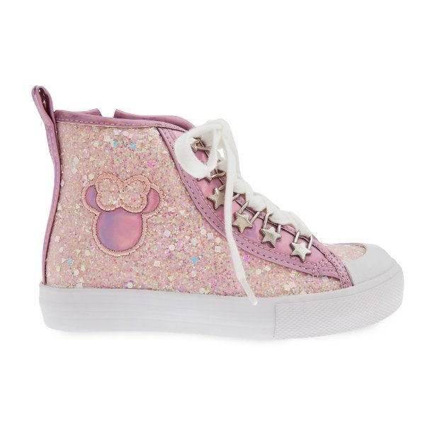 Minnie Mouse High-Top Sneakers for Kids | shopDisney