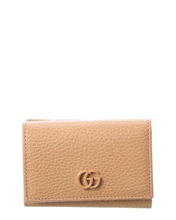 GG Marmont Leather French Wallet