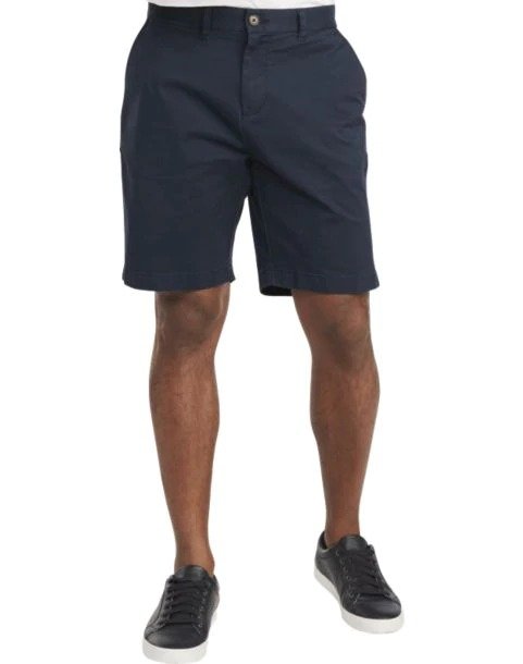 Tommy Hilfiger Navy Stretch Twill Short - Men's Pants | Men's Wearhouse