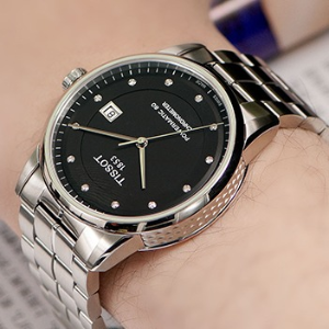 Last Day: TISSOT Luxury Automatic Black Dial Men's Watch T086.408.11.056.00