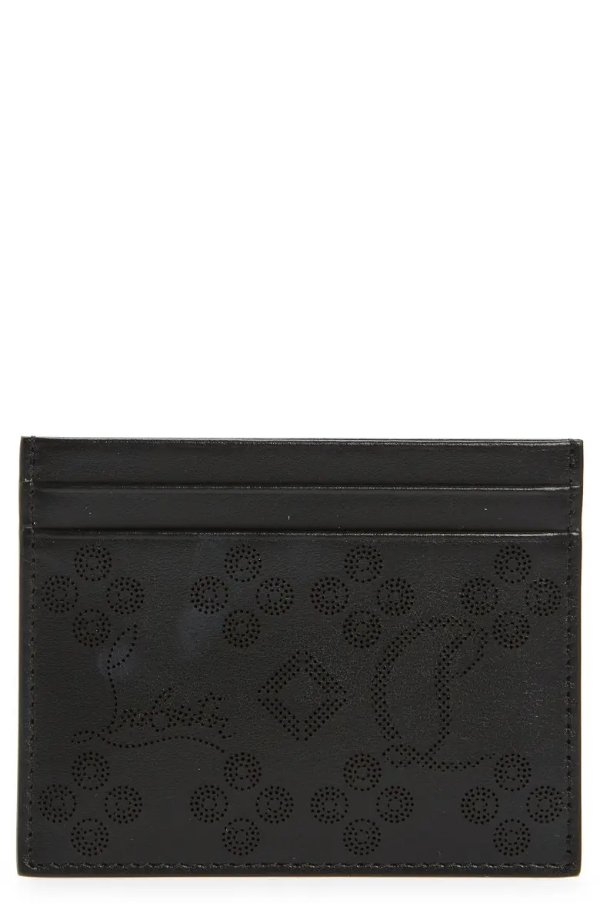 Kios Loubinthesky Perforated Leather Card Case