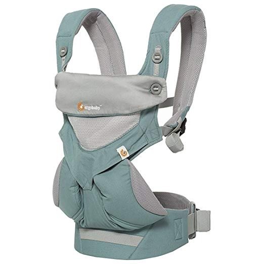 Carrier, 360 All Carry Positions Baby Carrier with Cool Air Mesh, Icy Mint