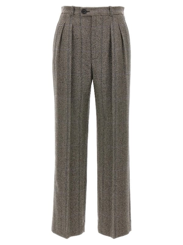 Barbed Straight-Leg Trousers