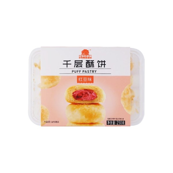 TZD Flaky Pastry Red Bean Favor 250g