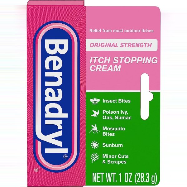 Benadryl Original Strength Itch Stopping Anti-Itch Cream 1oz