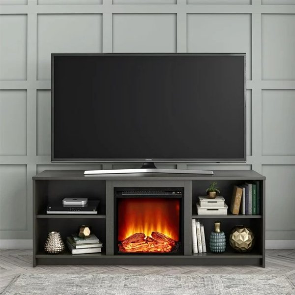 Fireplace TV Stand for TVs up to 65", Espresso