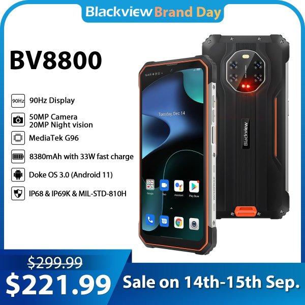 Bv8800 Rugged Smartphone