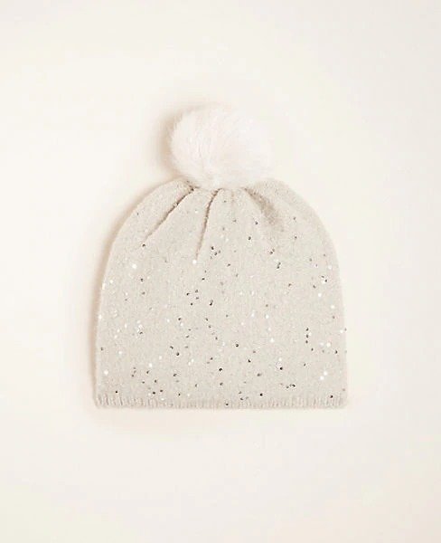 Sequin Shimmer Hat | Ann Taylor