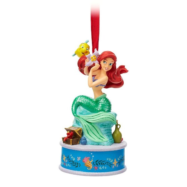 Ariel Singing Living Magic Sketchbook Ornament – The Little Mermaid | shopDisney