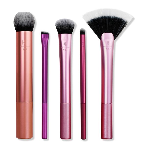 Artist Essentials Face, Eyes, and Lips Makeup Brush Set - Real Techniques | Ulta Beauty