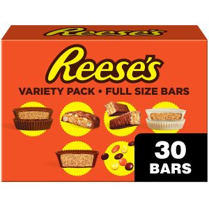 REESE'S Peanut Butter Assortment Full Size Easter Candy 30 Count