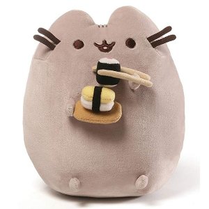 Amazon GUND Pusheen Snackables Sushi Chopsticks Plush Stuffed Animal Cat, 9.5"