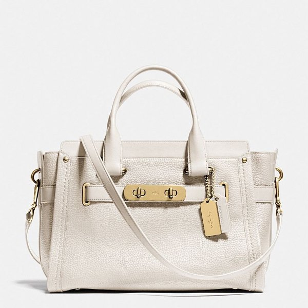 Coach Swagger Carryall in Pebble Leather