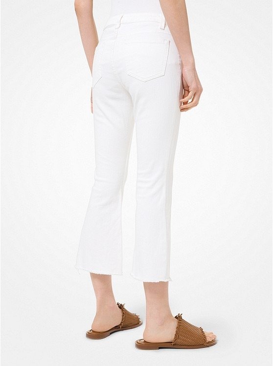 Stretch-Cotton Flared Jeans