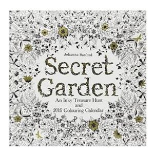 销量冠军！Secret Garden 秘密花园2016年超新挂历版涂色本