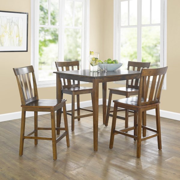 5-Piece Mission Counter-Height Dining Set