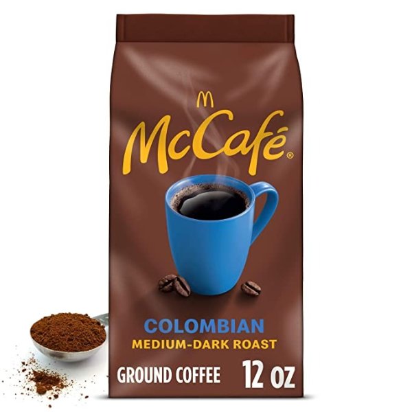 哥伦比亚中深度烘焙咖啡粉 12oz