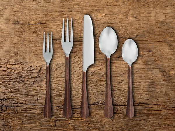 Slate Five Piece Place Setting in Copper