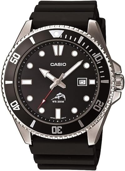 Men's Classic Dive Style Watch, 200 M WR, Screw Down Crown and Case Back, MDV106 Series