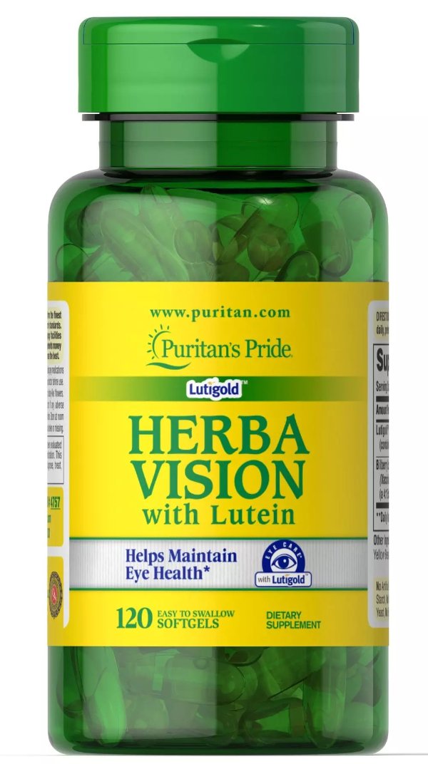 Herbavision with Lutein and Bilberry 120 Softgels | Top Sellers Supplements | Puritan's Pride