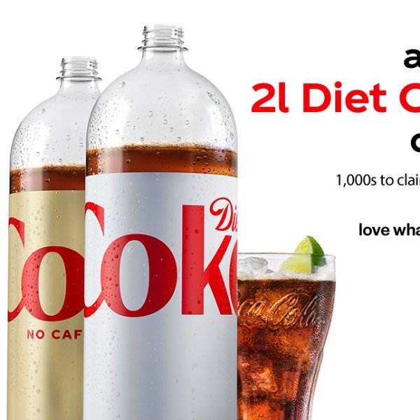 免费 Diet Coke 2L装