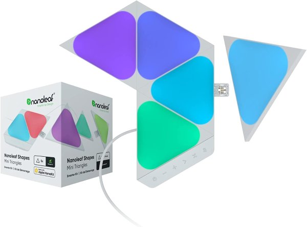 Nanoleaf Shapes Mini 智能灯光套件 5枚三角形灯光面板