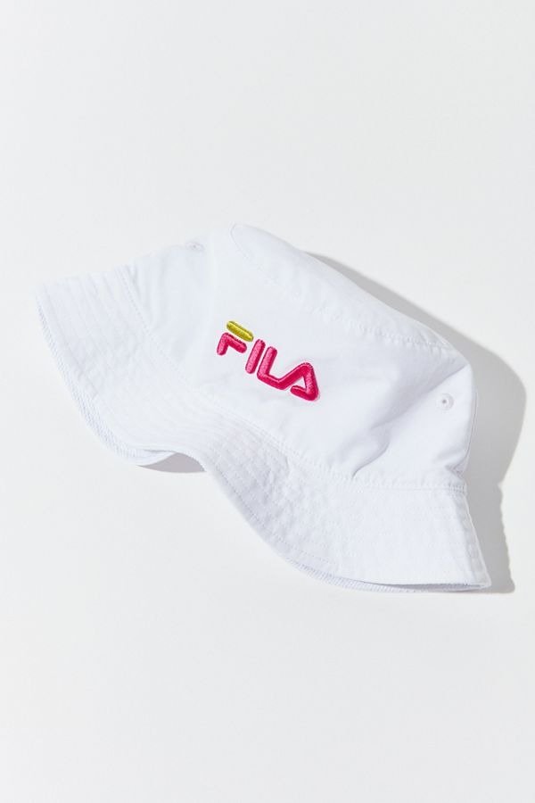 FILA 彩色Logo渔夫帽 黑白2色