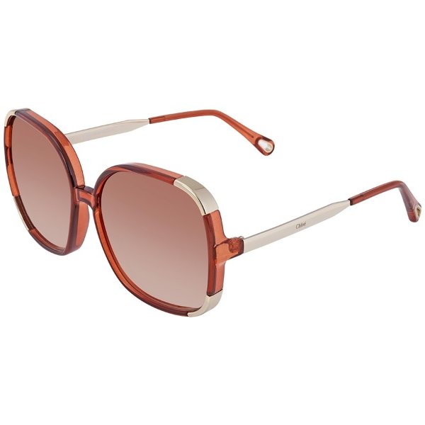 Myrte Brown Gradient Ladies Sunglasses CE719SD22360