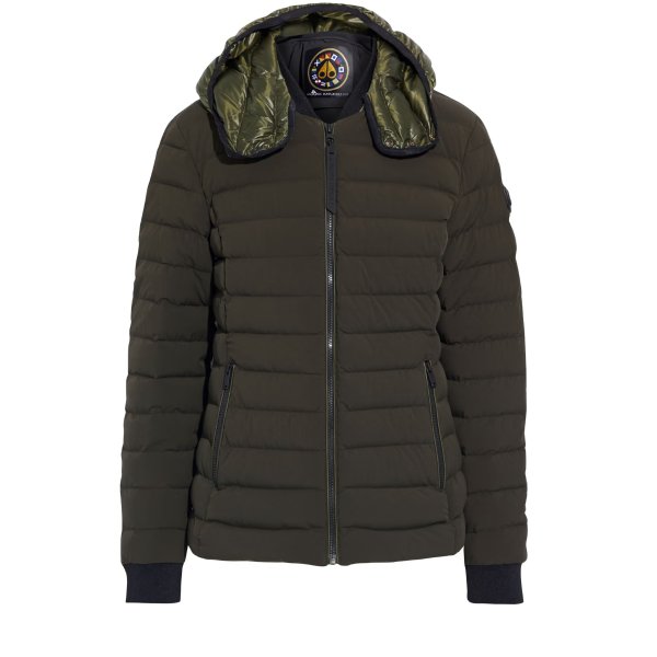 Felicite quilted shell hooded down jacket