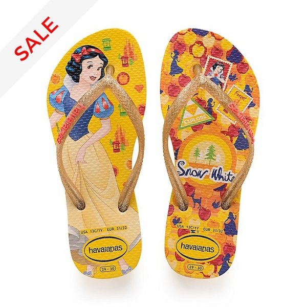 Havaianas Snow White Flip Flops For Kids