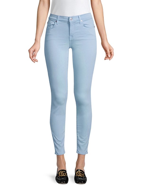 Skinny Ankle Colored Jeans