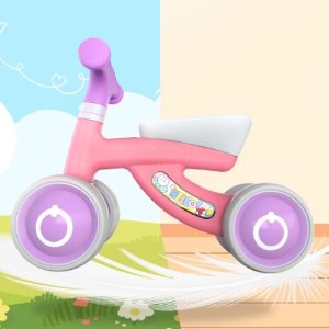 史低价：Bellochiddo 儿童四轮骑行平衡车，适合1岁+儿童